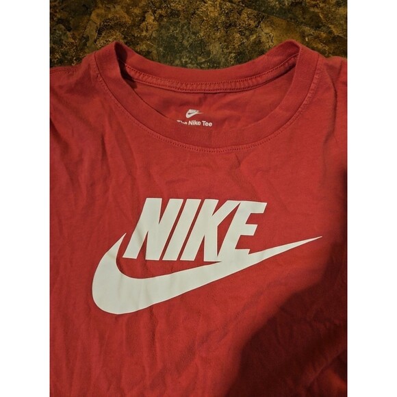 NIKE‎ Long Sleeve Tshirt Pink Swoosh Womens Large (A44) - Picture 2 of 6